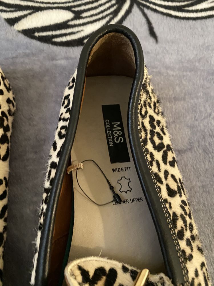 M&S мокасини,мешти