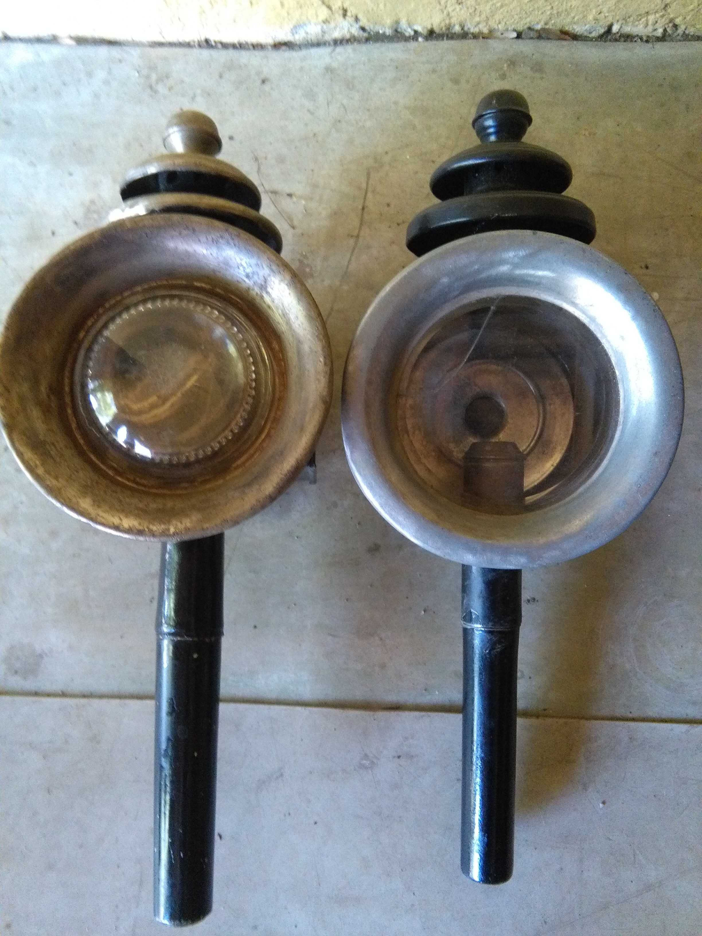 Lampy do oświetlenia bryczki na świeczkę