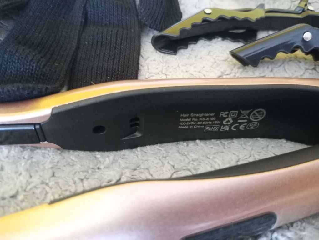 Prostownica Do Włosów Hair Straightener KS-S196 Plus Gratisy