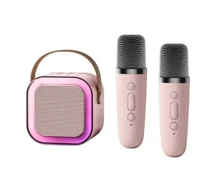 Портативна бездротова колонка з караоке 2 мікрофона