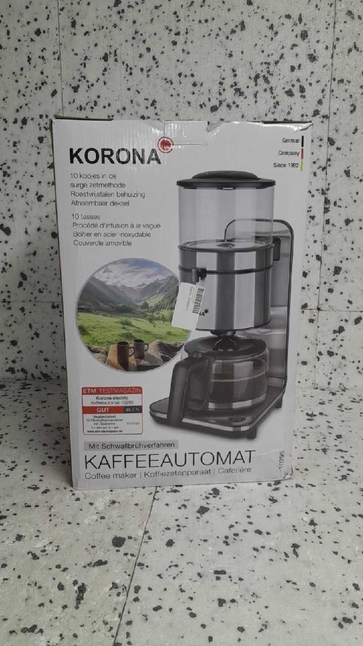 Ekspres przelewowy Korona 10295 1,25 l czarny
