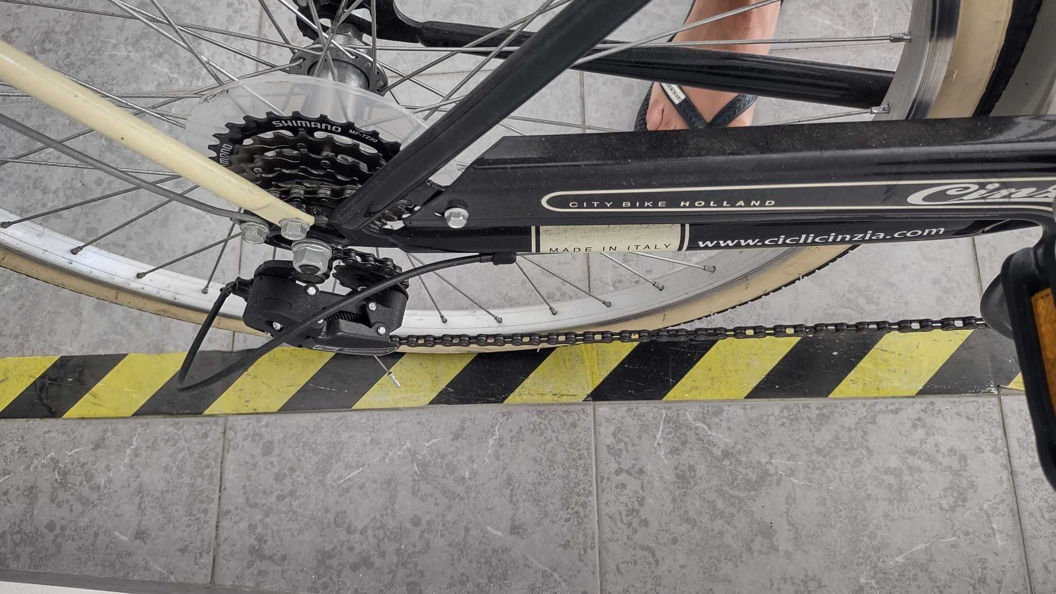 ** Bicicleta retro italiana CINZIA 26"com velocidades SHIMANO **