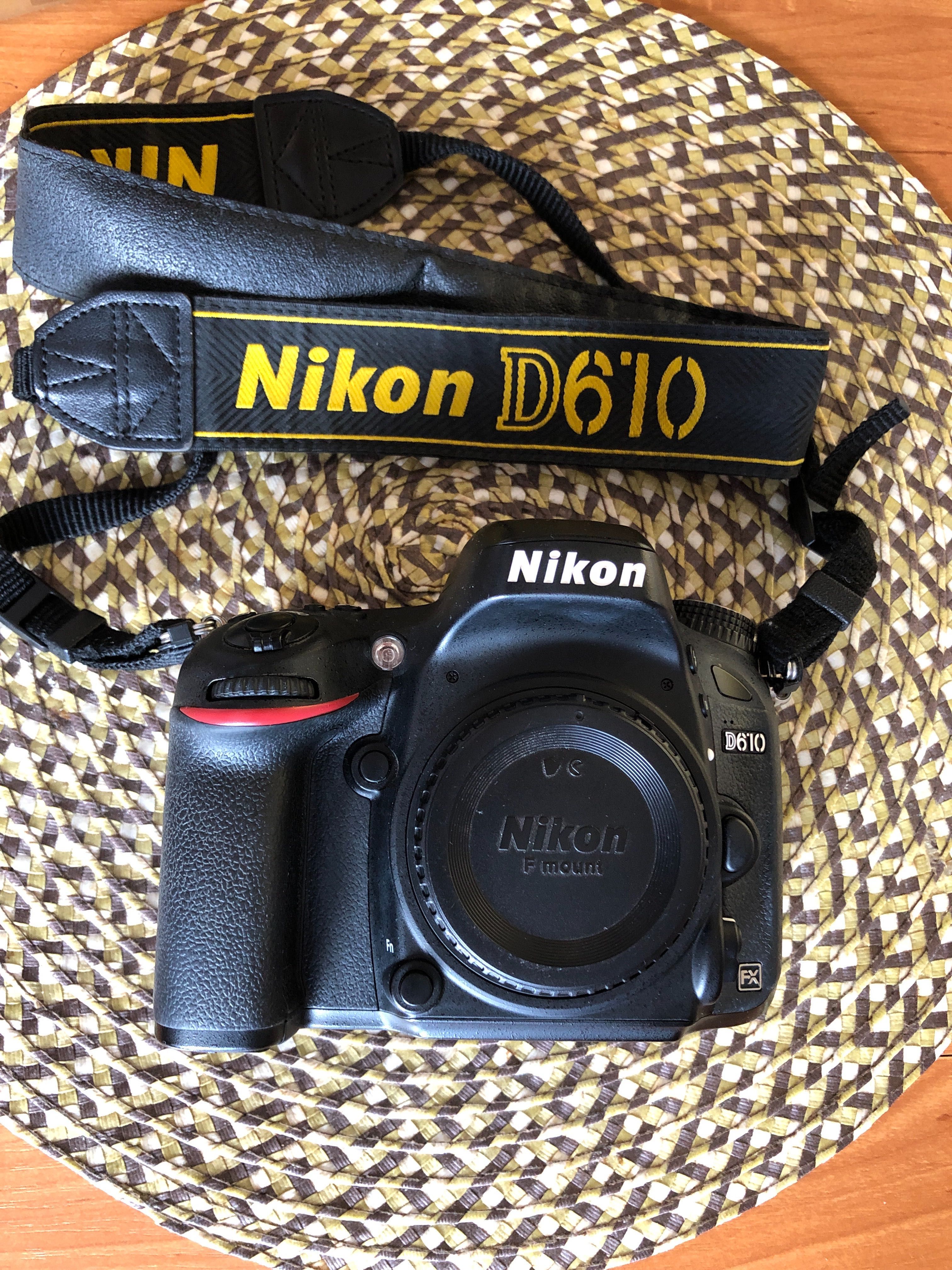 Aparat Nikon D610 pełna klatka