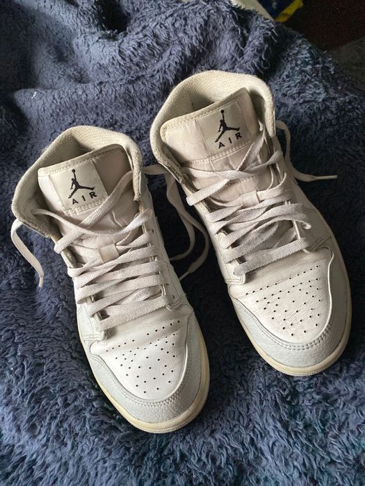 Air Jordan 1 Mid grey camo caniço