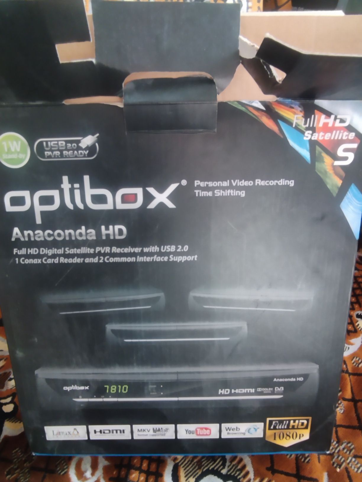 Optibox Anaconda HD  Спутниковый тюнер (ресивер)