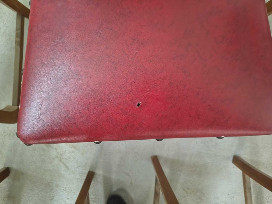 Stół solidny dębowy + 6 krzeseł