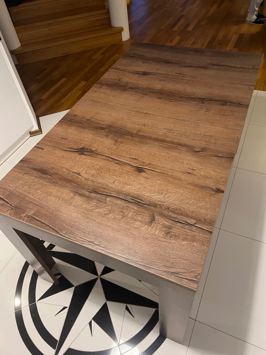 Stół ciemnobrązowy 160/210 x 90