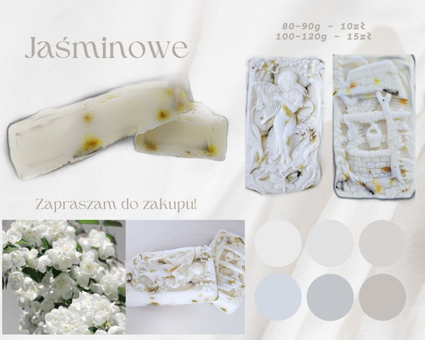 Rzemieślnicze mydło jaśminowe!