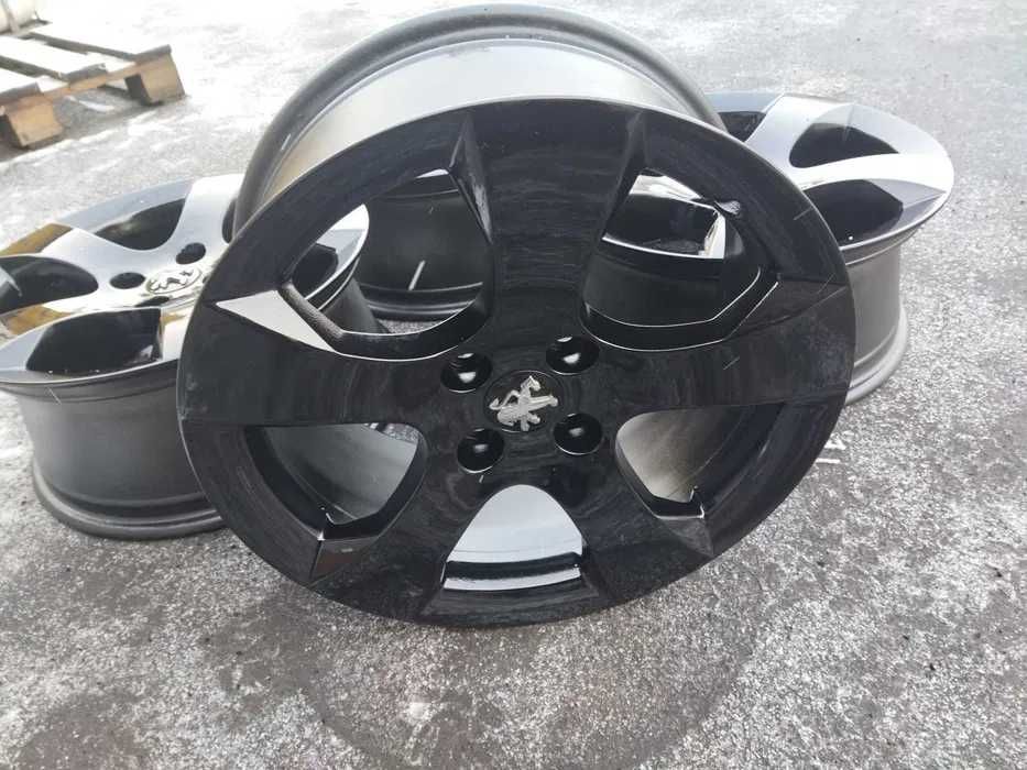 Alufelgi czarne 17 peugeot 3008 / 5008 4x108 ET 29 7,5Jx17 idealne