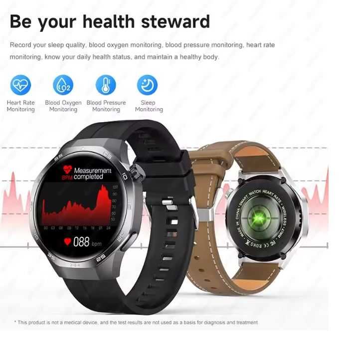 SmartWatch GT5 MAX 1,53 cala rozmowy menu PL