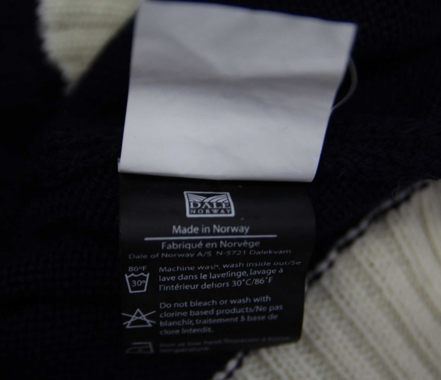 Dale of Norway męski wełniany sweter rozmiar M