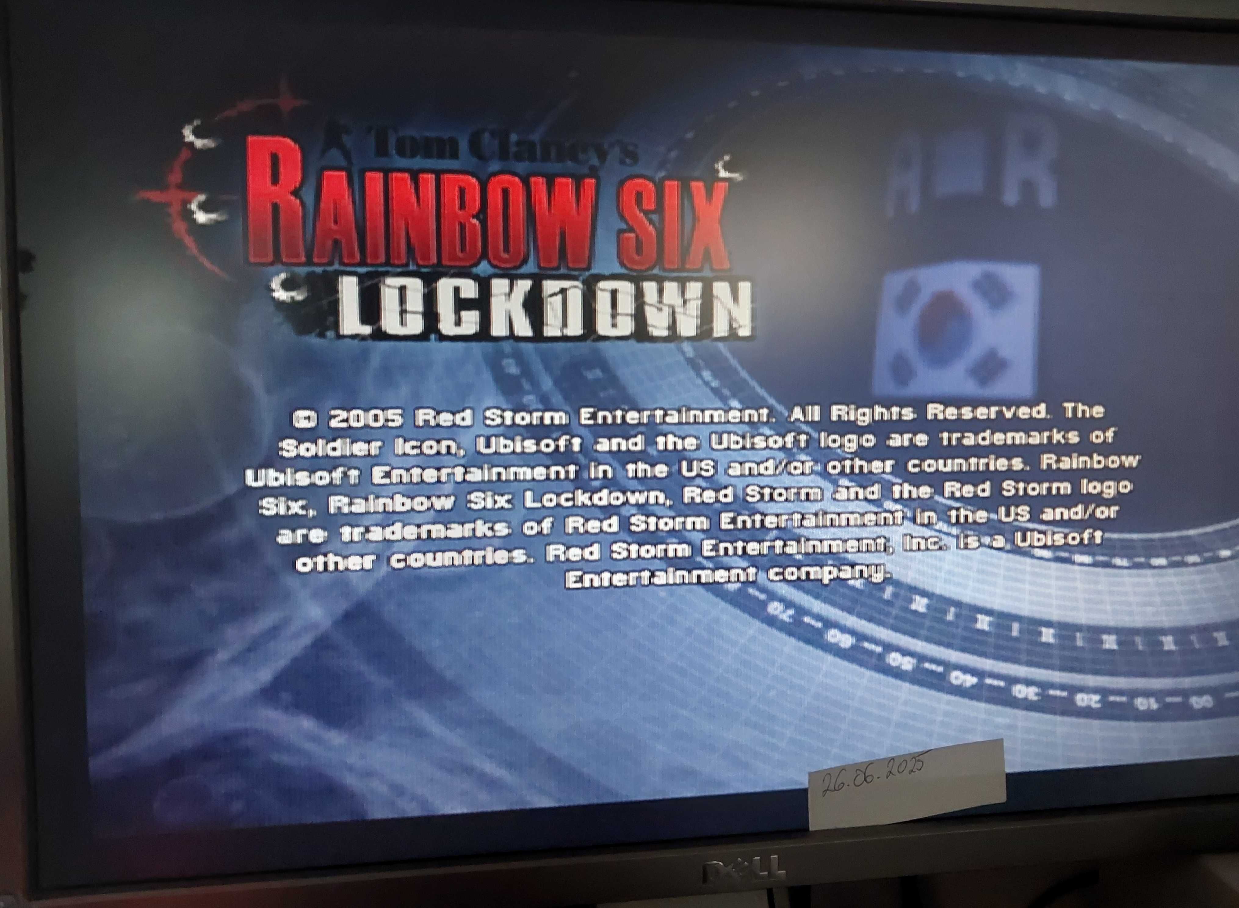 Rainbow Six Lockdown Playstation 2 Stan BDB