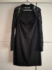 Czarna sukienka dopasowana mała czarna