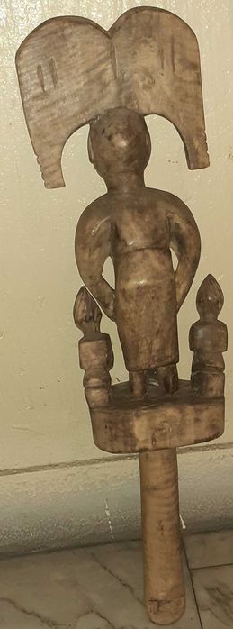 Escultura Tribal Madeira Nobre