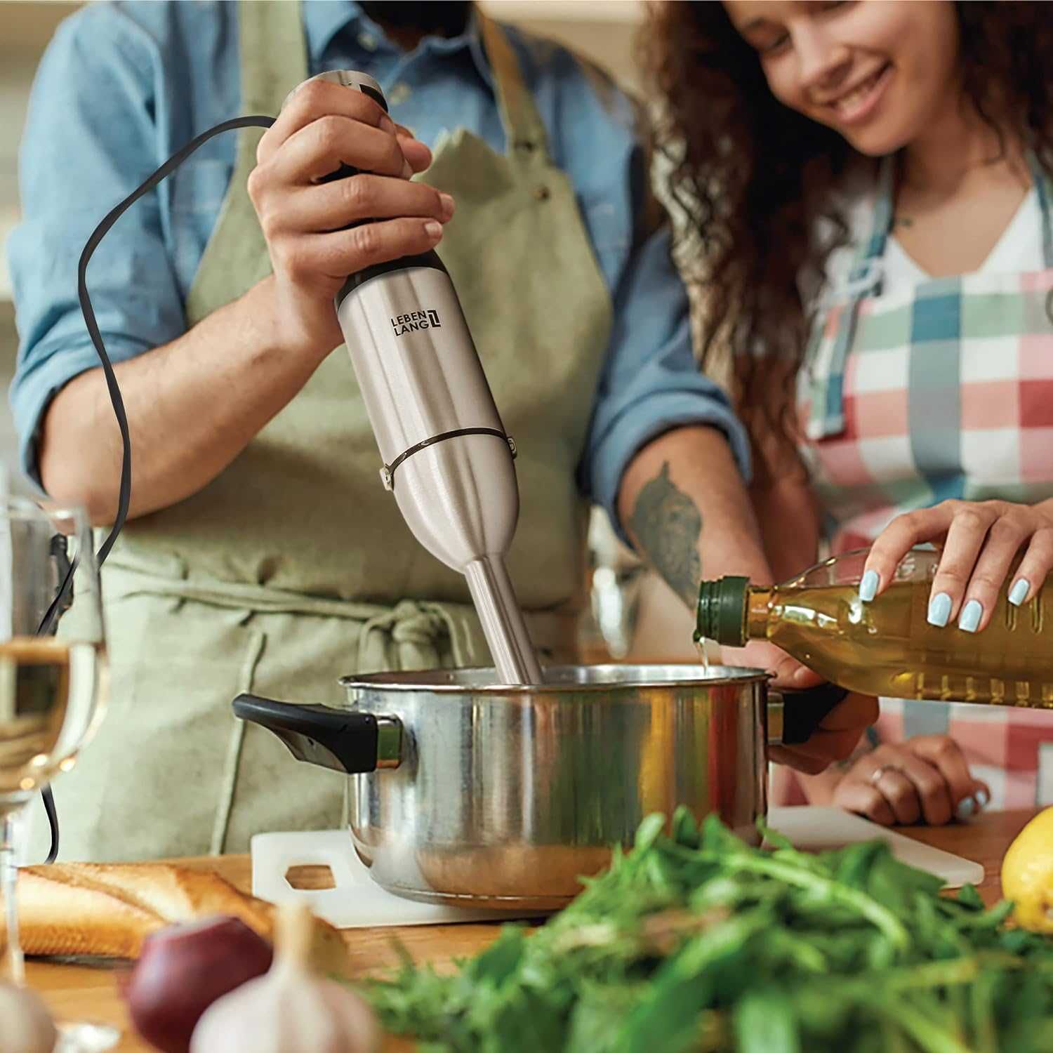 Blender ręczny LEBENLANG 1000 W