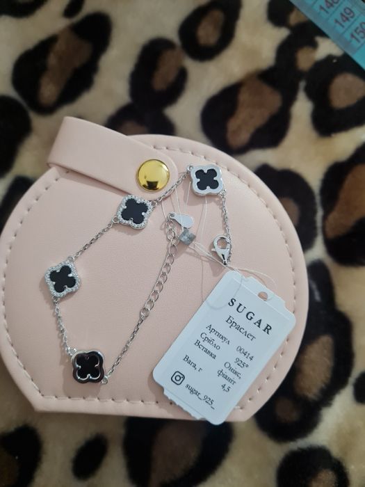 Подарунок срібний комплект, скринька.