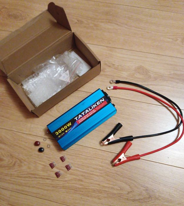 Інвертор Tataliken 3000W, чиста синусоїда, перетворює DC 12V в AC 220V