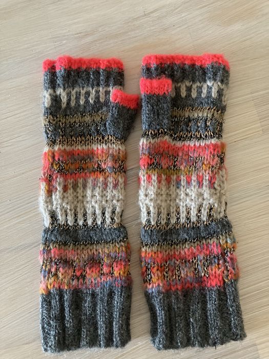 Мітенки довгі, рукавички без пальців