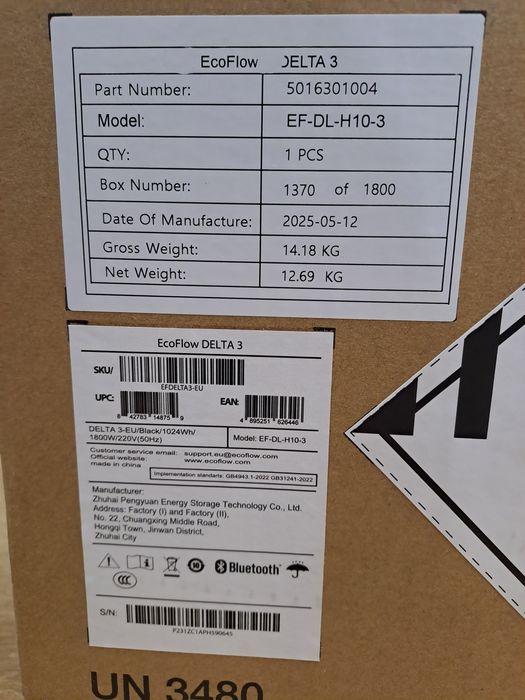 Ecoflow Delta 3 євророзетки