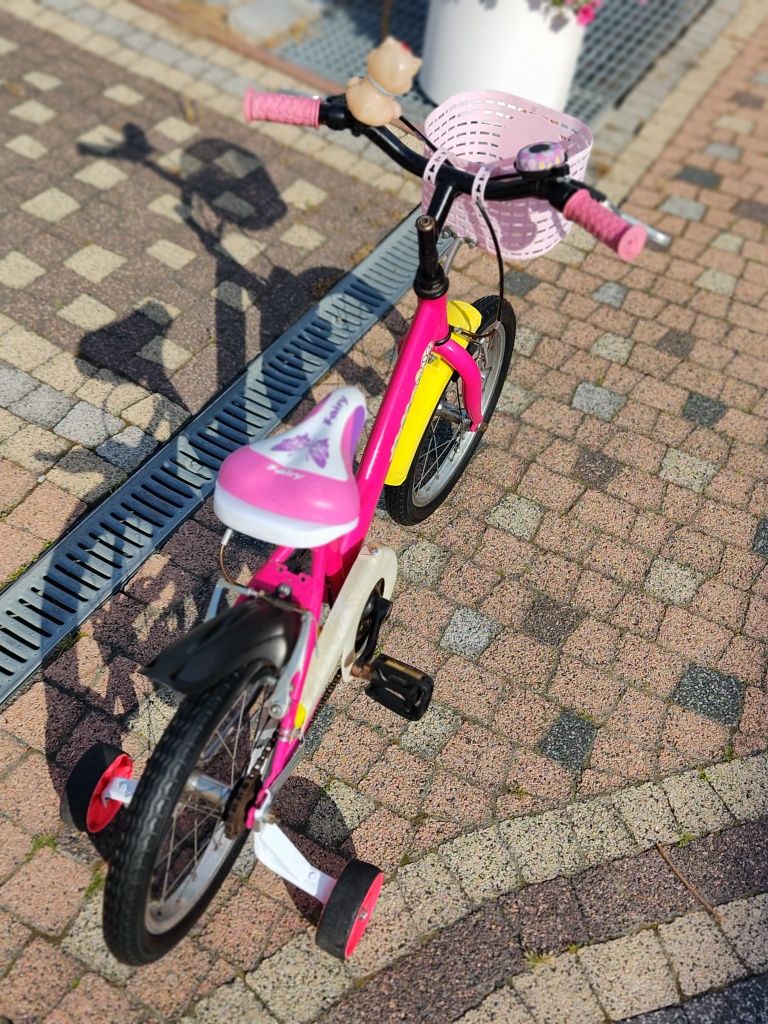 Śliczny rowerek 16 dla dziewczynki /Koła 16"/