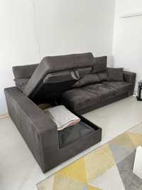 Sofa 3 lugares + chaise long