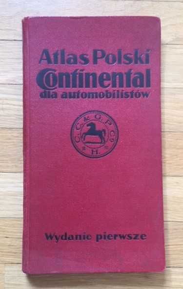 II RP - Atlas Polski Continental dla automobilistów ~ 1926r.