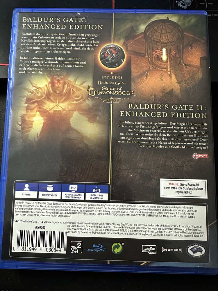 Baldurs Gate i Baldurs Gate II PS4