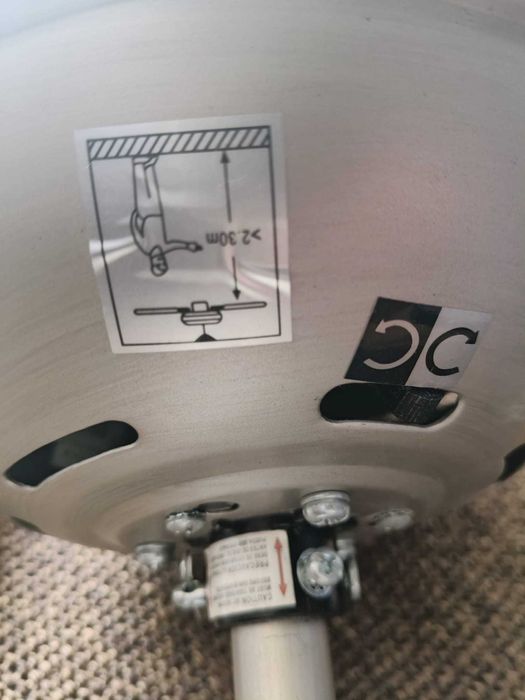 Candeeiro de teto com ventoinha INSPIRE