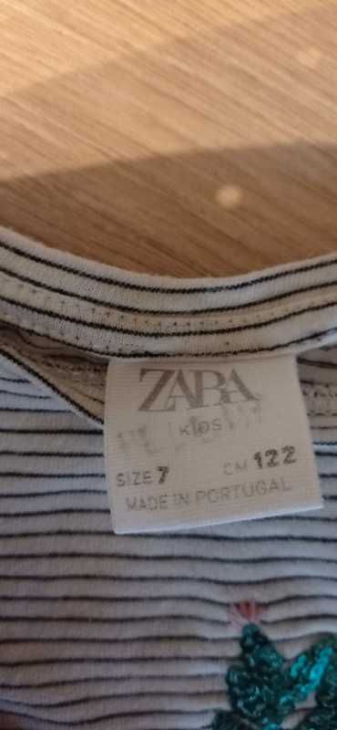 Cieniutka bluzka Zara 110/116/122 cekiny