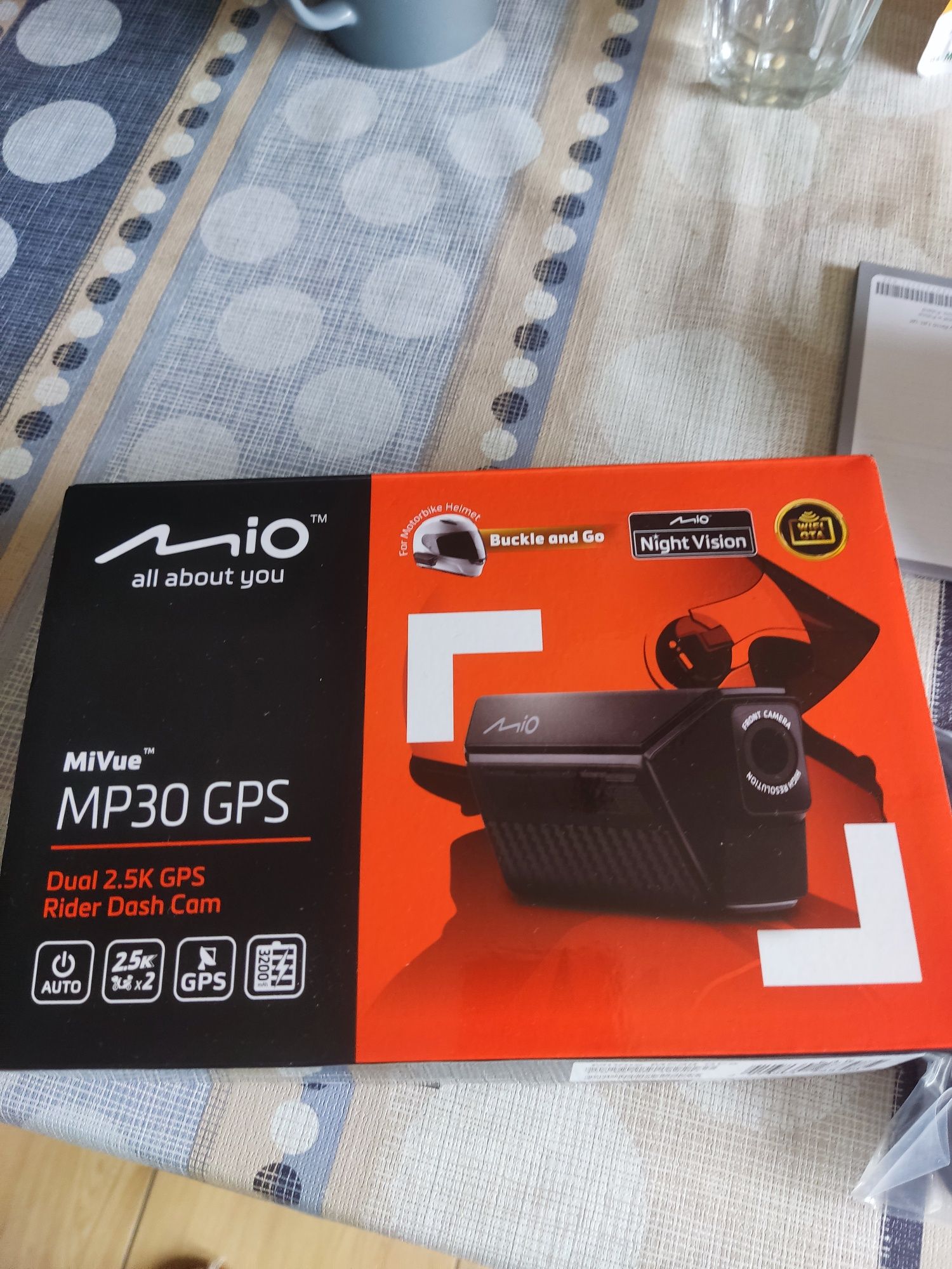 Kamera motocyklowa na kask Mio Mp30 gps
