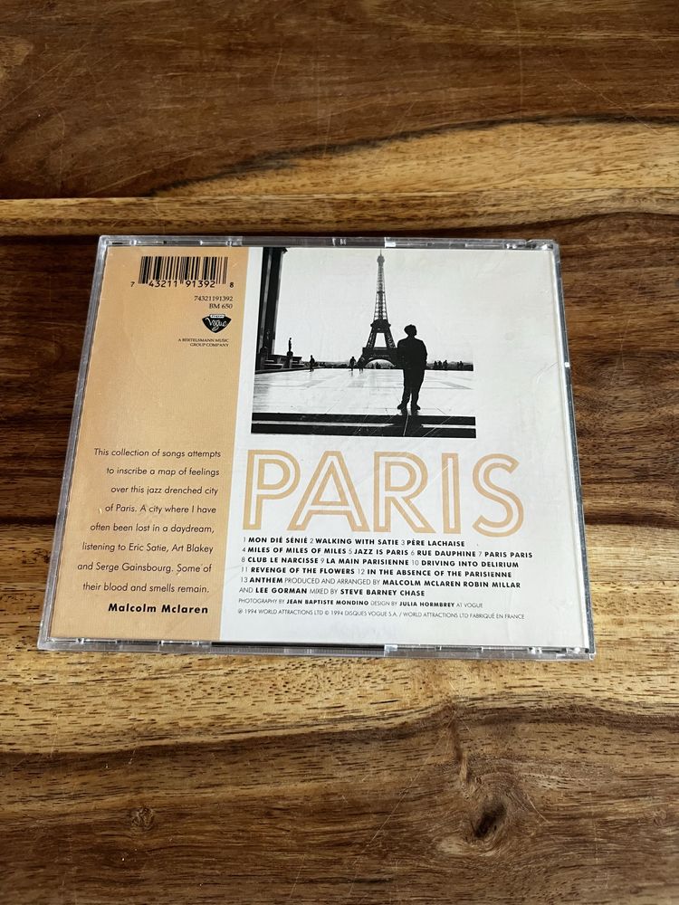 Płyta CD Malcolm Mclaren - Paris