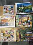 Puzzle trefl, zestaw, komplet (6 opakowań) 500,1000,1500