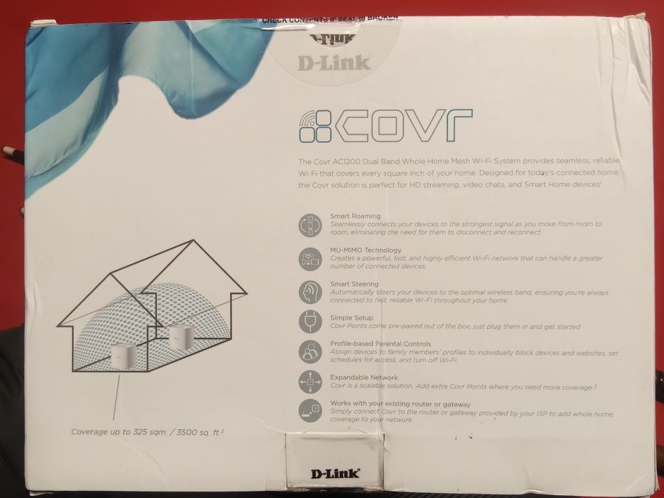 Sistema Mesh DLink COVR AC1200