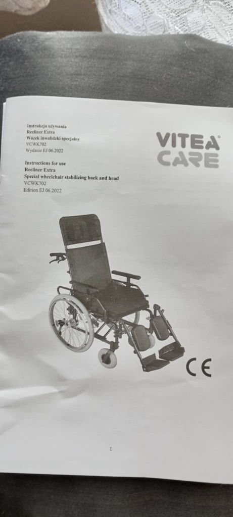Wózek inwalidzki specjalny