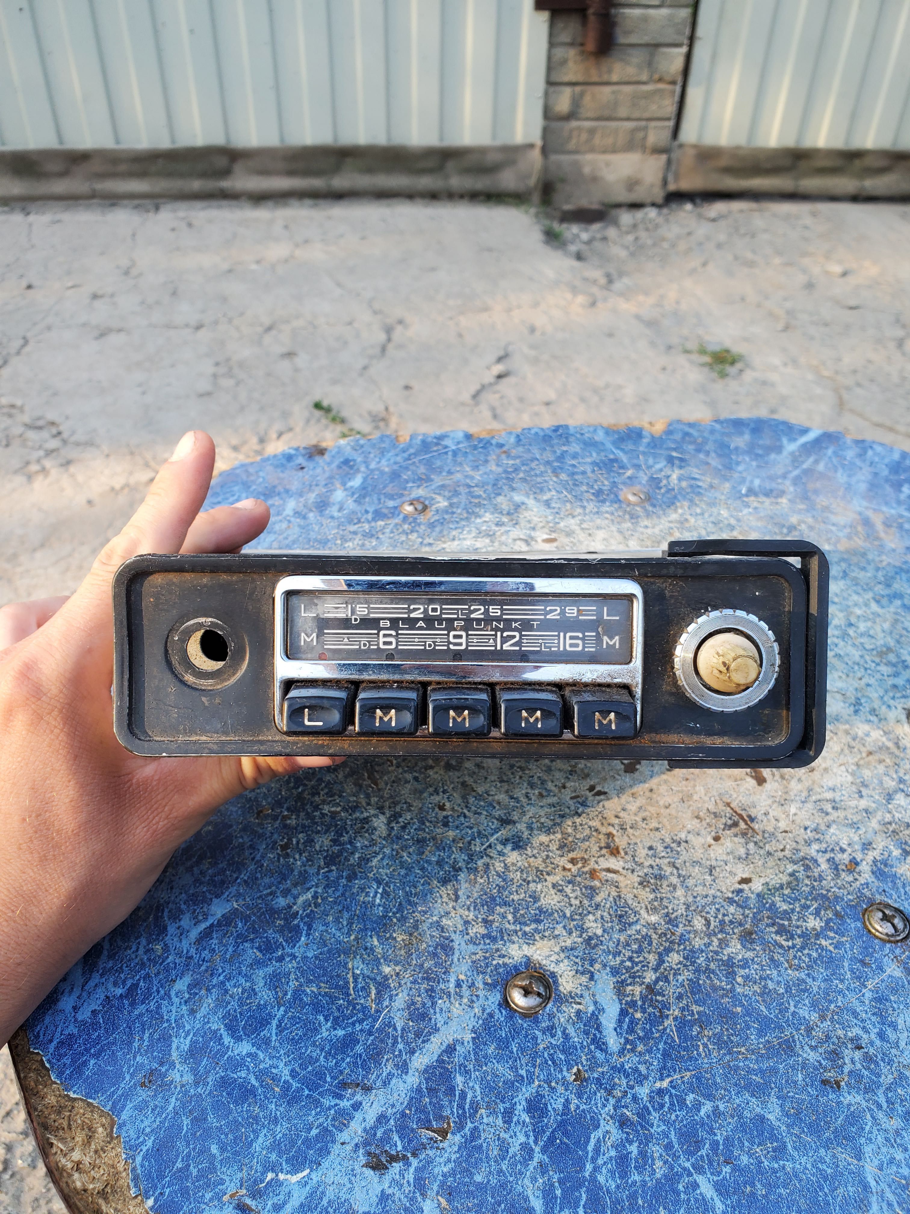 Ретро стариное автомобильное радио радио автмобиля Радио blaupunkt