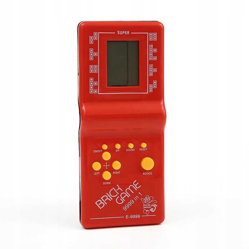 KONSOLA PRZENOŚNA RETRO TETRIS Formuła 1 Arkanoid Snake Ping-pong