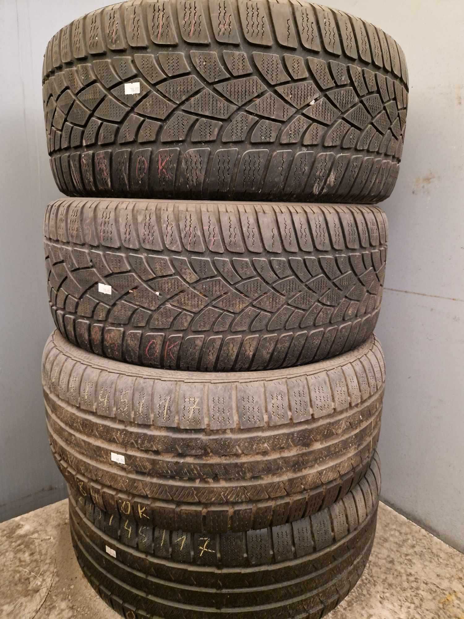 Opony zimowe 245/45R17 4mm, Likwidacja magazynu