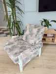 Odnowiony fotel vintage, PRL