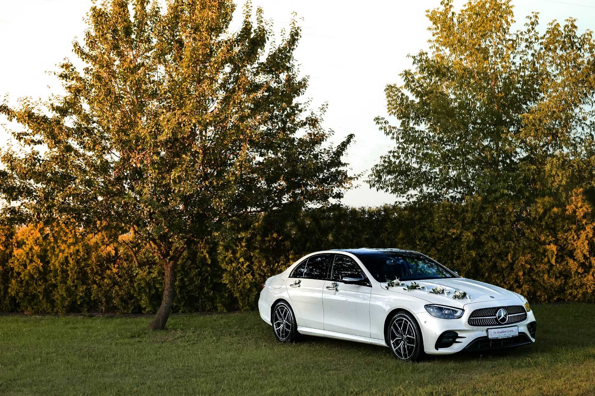 Mercedes E klasa AMG Auto samochód do ślubu Na wesele z kierowcą