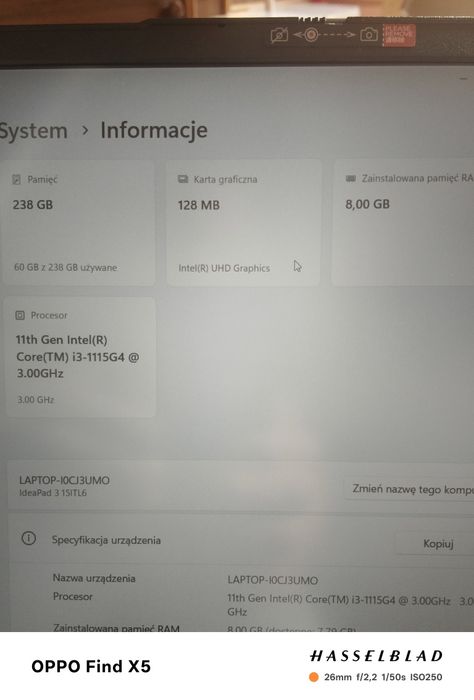 Laptop Lenovo Ideapad 3