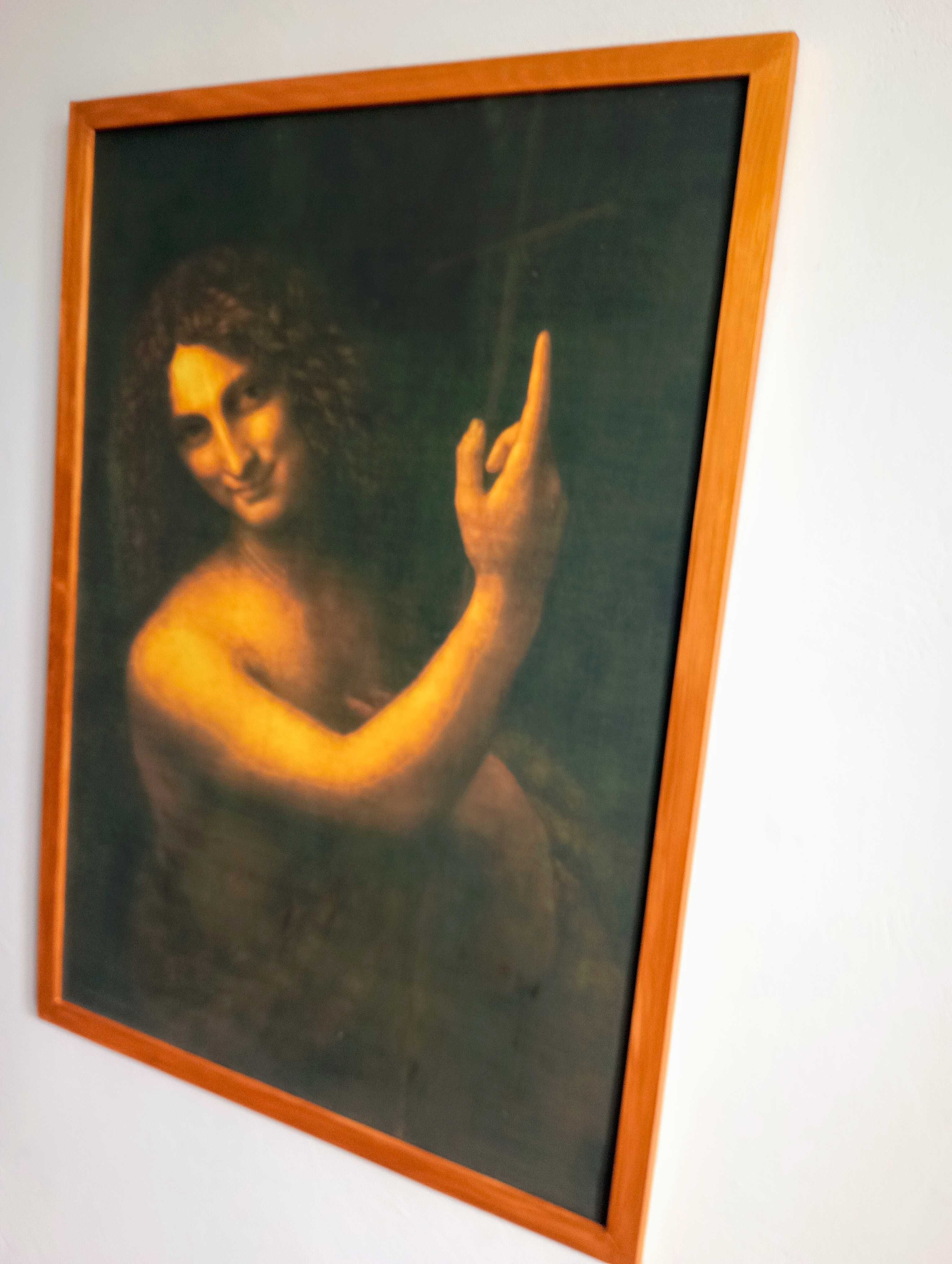 Obraz na płótnie -Jan Chrzciciel, Leonardo da Vinci, 50x70cm