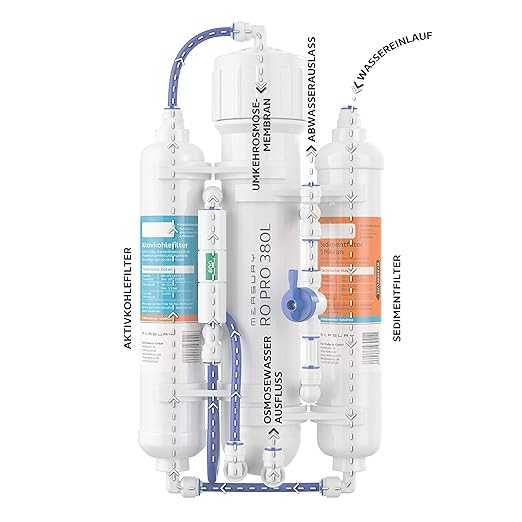 Measury Akwarium 380 l/dzień –system odwróconej osmozy +filtr żywiczny