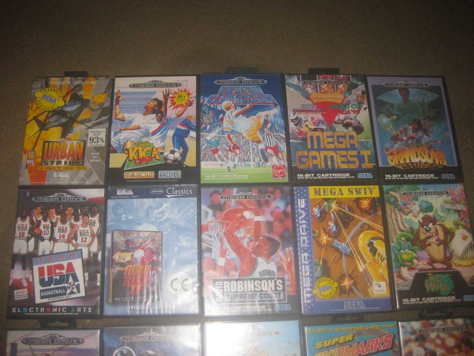 26 jogos Sega Mega Drive