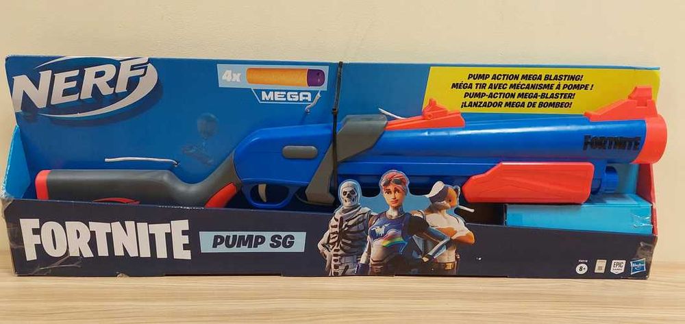 Wyrzutnia Hasbro Nerf Fortnite Pump SG + 4 strzałki F0318 N29