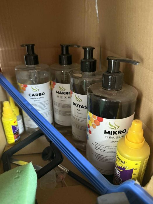 Akwarium Aquael leddy dzień noc 72l i dodatki