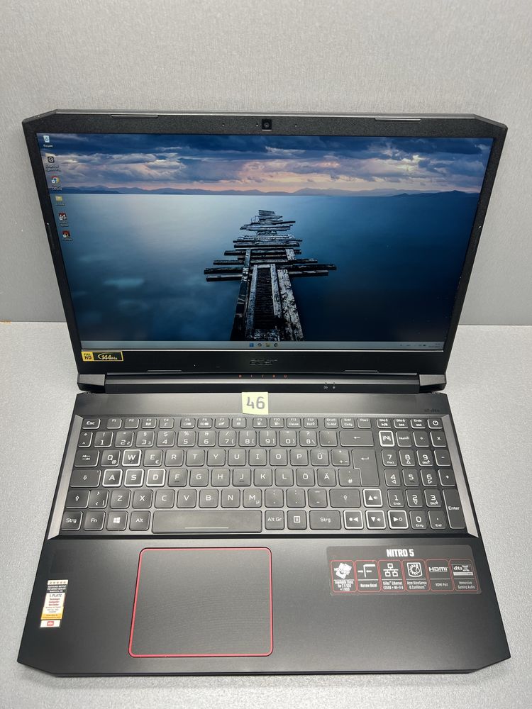 46 Acer Nitro AN515-55-545S i7-10750H/16/512/RTX3060/15,6/144Hz