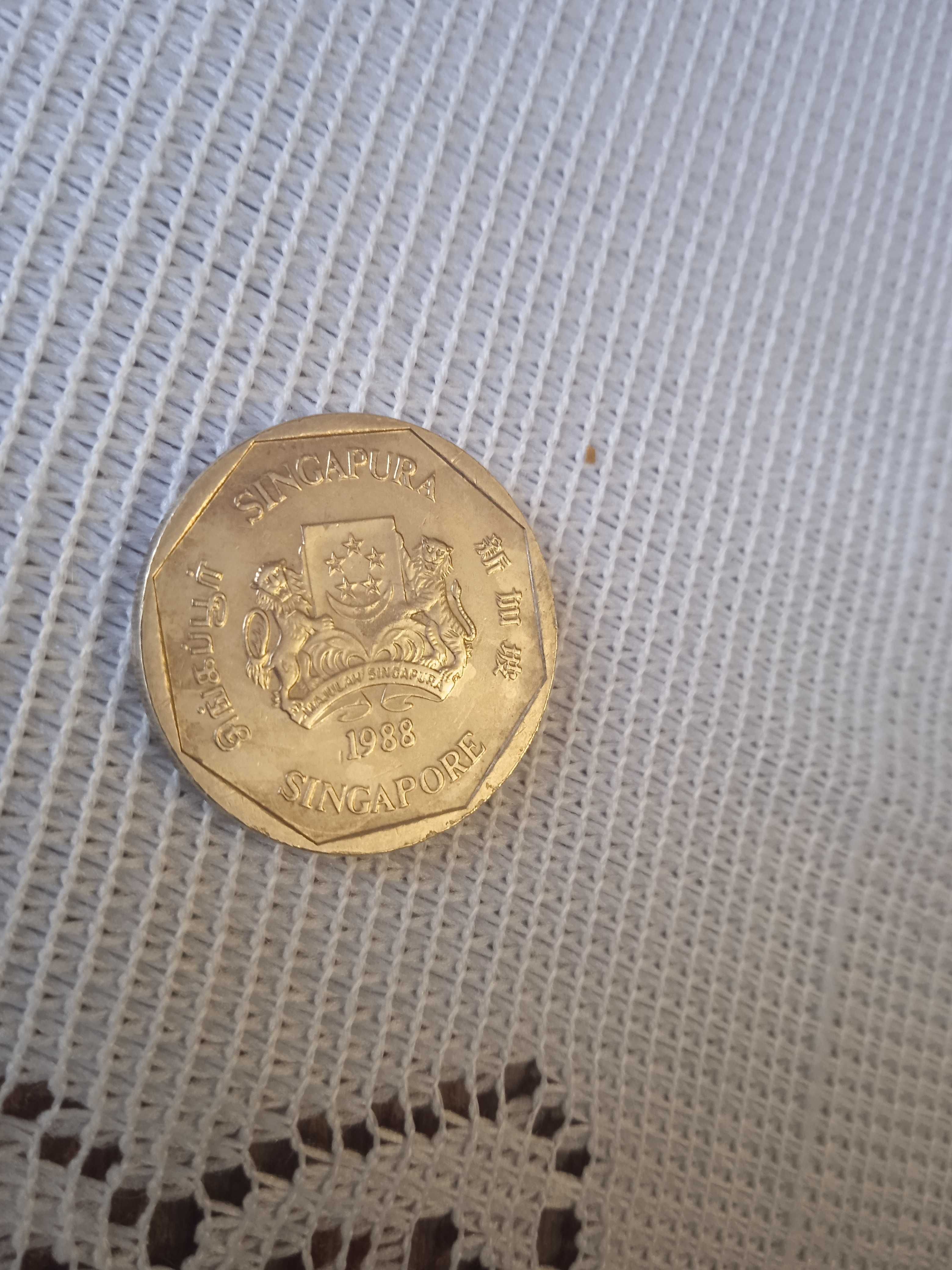 Продам монетку 1 долар сінгапура