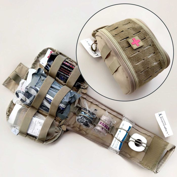 Тактична аптечка швидкого скидання Lightning Rip-Away з медикаментами