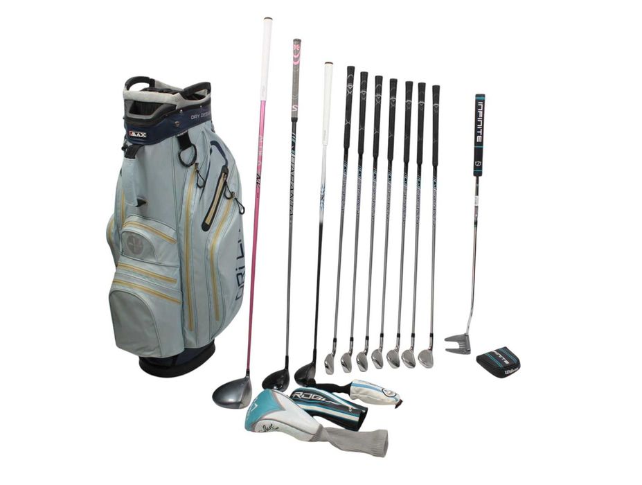 Zestaw damski Callaway ROGUE kije golfowe do golfa Solaire Wilson XR