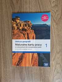 OBLICZA GEOGRAFII karty pracy geografia kl.1 szkola podstawowa